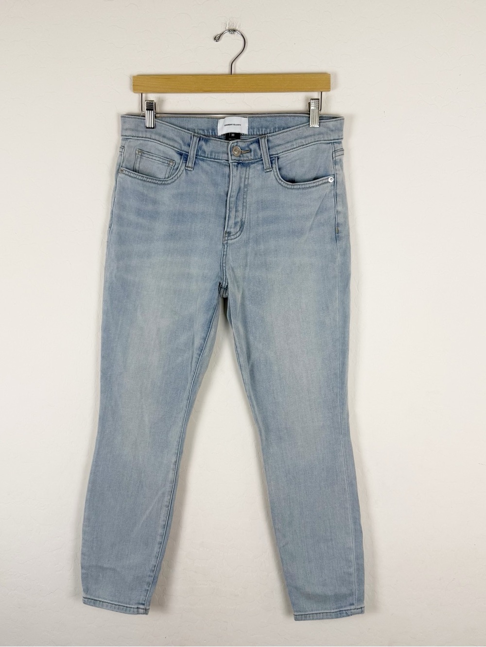 Current/Elliot Light Wash High Rise Jean